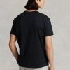 Černé pánské trička Ralph Lauren Classic Fit Jersey s výstřihem Černé pánské trička Ralph Lauren Classic Fit Jersey s výstřihem
