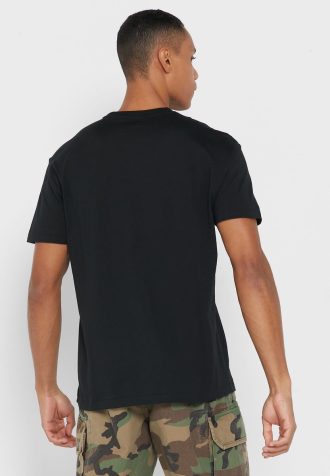 Černá pánská trička Ralph Lauren Essential Crew Neck