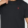 Černá pánská trička Ralph Lauren Essential Crew Neck