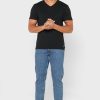 Černá pánská trička Ralph Lauren Essential s výstřihem do V Černá pánská trička Ralph Lauren Essential s výstřihem do V