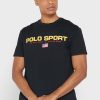 Černá pánská trička Ralph Lauren Logo Crew Neck