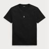 Černá pánská trička Slim Fit Crewneck Ralph Lauren Custom Černá pánská trička Slim Fit Crewneck Ralph Lauren Custom