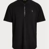 Černé pánské trička Slim Fit Performance Jersey Ralph Lauren Custom Černé pánské trička Slim Fit Performance Jersey Ralph Lauren Custom