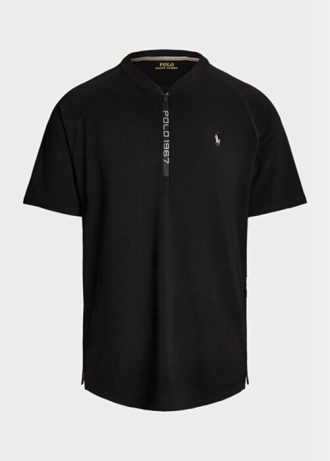 Černé pánské trička Slim Fit Performance Jersey Ralph Lauren Custom