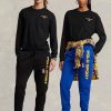Černé pánské triko Ralph Lauren Classic Fit Polo Sport Jersey