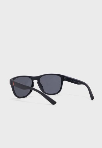Černé pánské čtvercové sluneční brýle Ralph Lauren 0Ph4180U