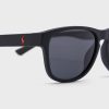 Černé pánské čtvercové sluneční brýle Ralph Lauren 0Ph4180U