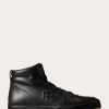 Černé pánské vysoké tenisky Ralph Lauren Jaemyn Calfskin Černé pánské vysoké tenisky Ralph Lauren Jaemyn Calfskin