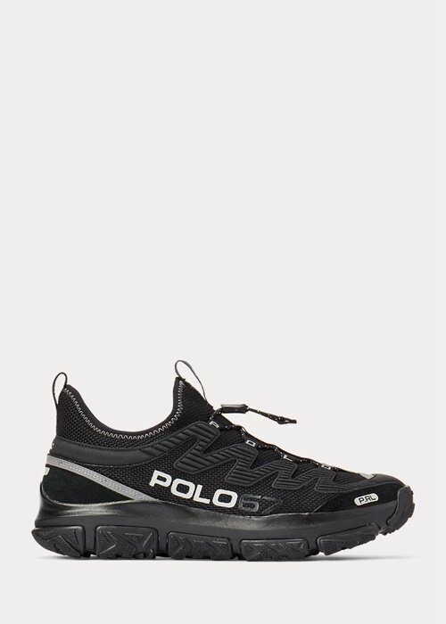 Černo/černé pánské tenisky Ralph Lauren Adventure 300LT Černo/černé pánské tenisky Ralph Lauren Adventure 300LT