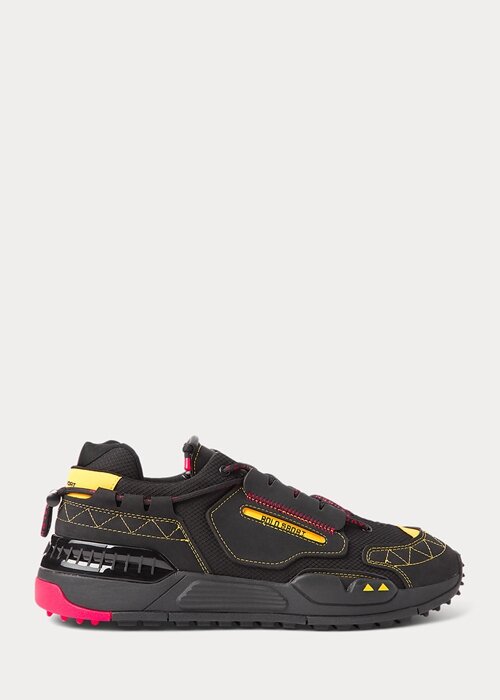 Černo/žluté pánské tenisky Ralph Lauren PS200 Černo/žluté pánské tenisky Ralph Lauren PS200