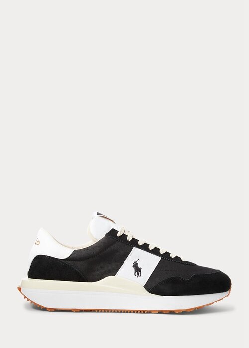 Černobílé pánské Ralph Lauren Train 89 Suede & Tenisky Oxford Černobílé pánské Ralph Lauren Train 89 Suede & Tenisky Oxford