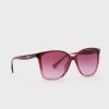 Červené dámské sluneční brýle Ralph Lauren 0Ra5281U Wayfarers