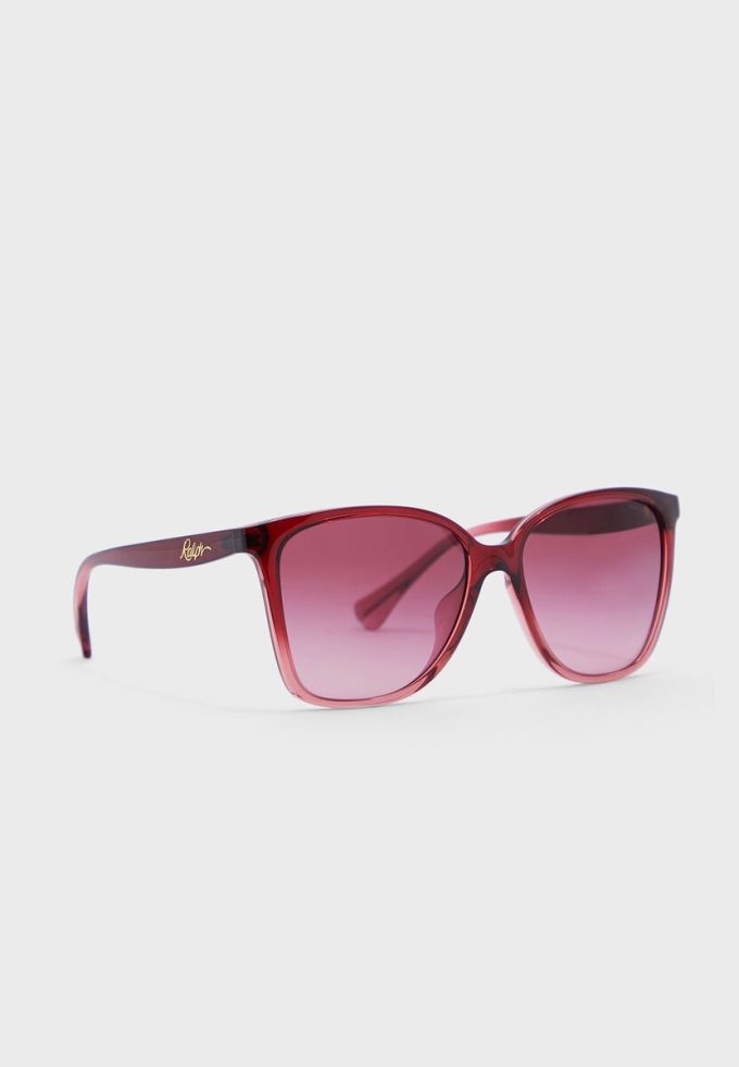 Červené dámské sluneční brýle Ralph Lauren 0Ra5281U Wayfarers