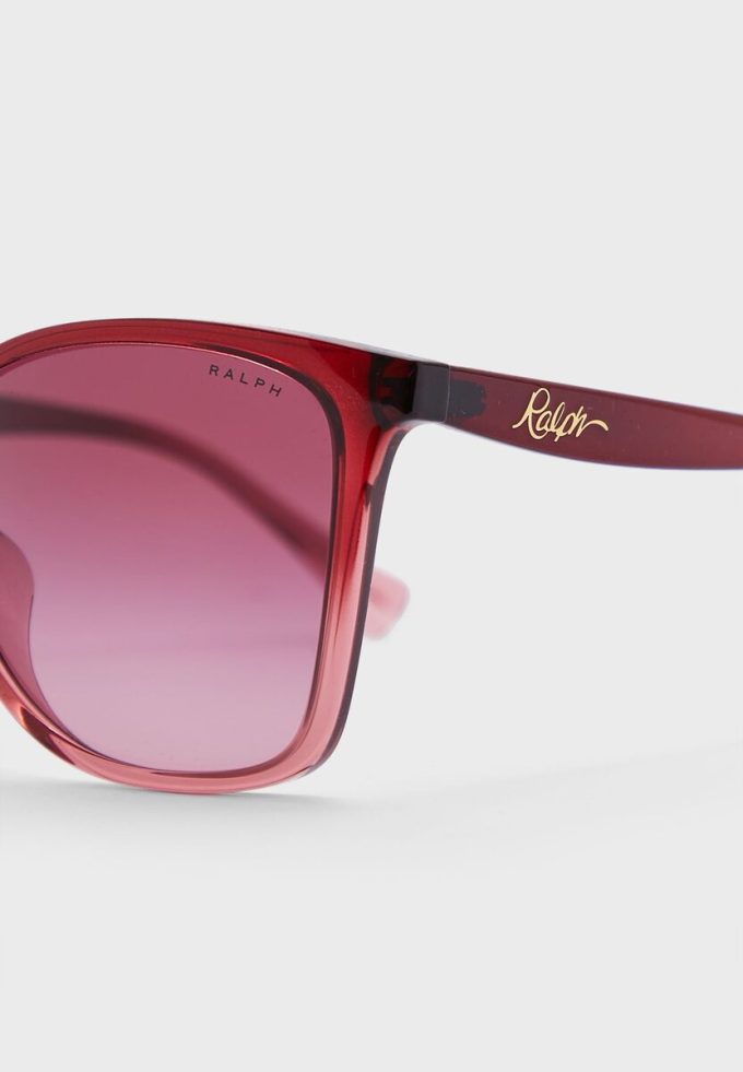 Červené dámské sluneční brýle Ralph Lauren 0Ra5281U Wayfarers