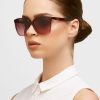 Červené dámské sluneční brýle Ralph Lauren 0Ra5281U Wayfarers
