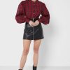 Červené dámské topy s knoflíky Ralph Lauren Červené dámské topy s knoflíky Ralph Lauren