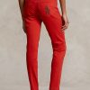 Červené dámské vysoké úzké džíny Ralph Lauren Tompkins Červené dámské vysoké úzké džíny Ralph Lauren Tompkins