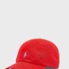 Červené pánské klobouky Ralph Lauren Essential Curved Peak