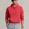 Červená pánská mikina Ralph Lauren s dvojitým úpletem