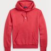 Červená pánská mikina Ralph Lauren s dvojitým úpletem