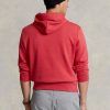 Červená pánská mikina Ralph Lauren s dvojitým úpletem