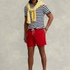 Červené pánské šortky Ralph Lauren Traveler Swimming Trunk