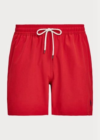Červené pánské šortky Ralph Lauren Traveler Swimming Trunk
