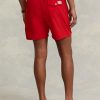Červené pánské šortky Ralph Lauren Traveler Swimming Trunk