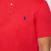 Červené pánské polokošile Ralph Lauren Basic Mesh Červené pánské polokošile Ralph Lauren Basic Mesh