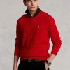 Červené pánské svetry Ralph Lauren Lunar New Year Vlněno-kašmírové svetry