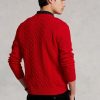 Červené pánské svetry Ralph Lauren Lunar New Year Vlněno-kašmírové svetry