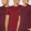Červená pánská trička Ralph Lauren 3 Pack Assorted Crew Neck