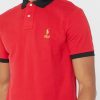 Červená pánská základní trička Ralph Lauren Červená pánská základní trička Ralph Lauren