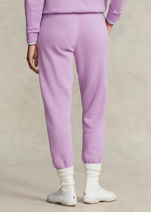Fialové dámské atletické kalhoty Ralph Lauren Fleece Fialové dámské atletické kalhoty Ralph Lauren Fleece