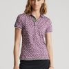 Fialové dámské polokošile Ralph Lauren Stretch Jersey na míru
