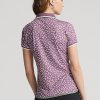 Fialové dámské polokošile Ralph Lauren Stretch Jersey na míru