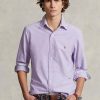 Fialové pánské košile Oxford Slim Fit Ralph Lauren