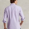 Fialové pánské košile Oxford Slim Fit Ralph Lauren