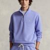Fialová pánská mikina Ralph Lauren The Rl Fleece Fialová pánská mikina Ralph Lauren The Rl Fleece