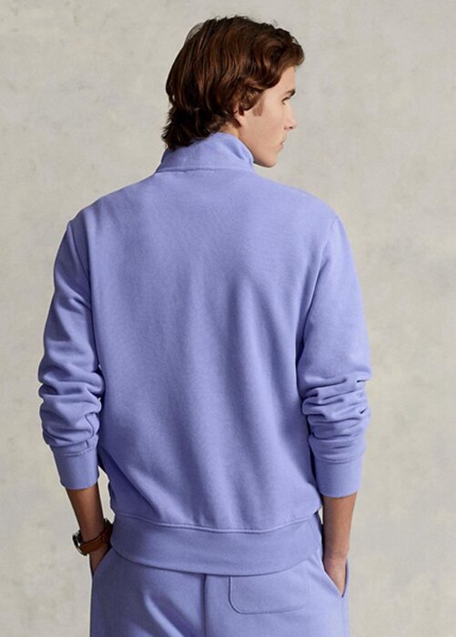 Fialová pánská mikina Ralph Lauren The Rl Fleece Fialová pánská mikina Ralph Lauren The Rl Fleece