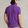 Fialové pánské polokošile Ralph Lauren ikonické síťované Fialové pánské polokošile Ralph Lauren ikonické síťované