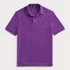 Fialové pánské polokošile Slim Fit Mesh Ralph Lauren Custom Fialové pánské polokošile Slim Fit Mesh Ralph Lauren Custom