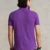 Fialové pánské polokošile Slim Fit Mesh Ralph Lauren Custom Fialové pánské polokošile Slim Fit Mesh Ralph Lauren Custom