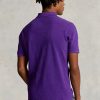 Fialové pánské polokošile Slim Fit Mesh Ralph Lauren Custom Fialové pánské polokošile Slim Fit Mesh Ralph Lauren Custom