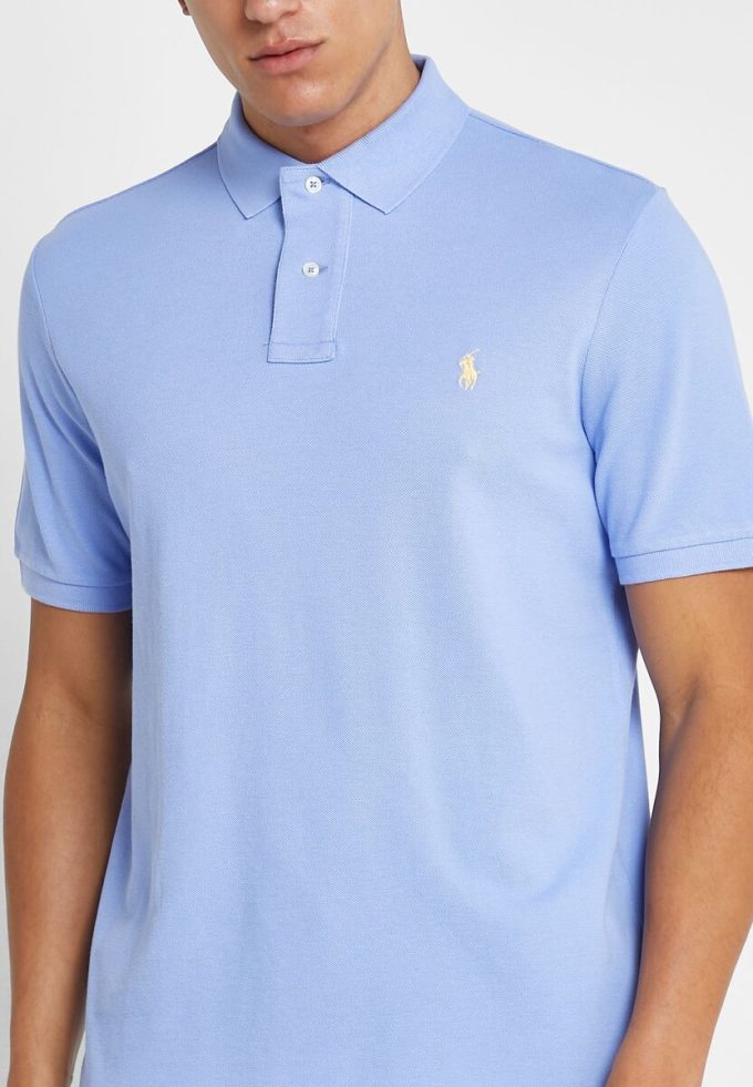 Fialové pánské základní polokošile Ralph Lauren Fialové pánské základní polokošile Ralph Lauren