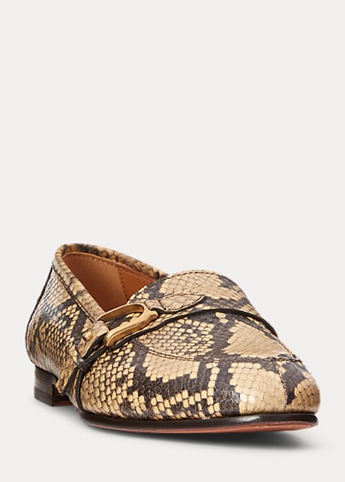 Hadí dámské mokasíny Ralph Lauren Avah Welington Ayers Snakeskin Hadí dámské mokasíny Ralph Lauren Avah Welington Ayers Snakeskin