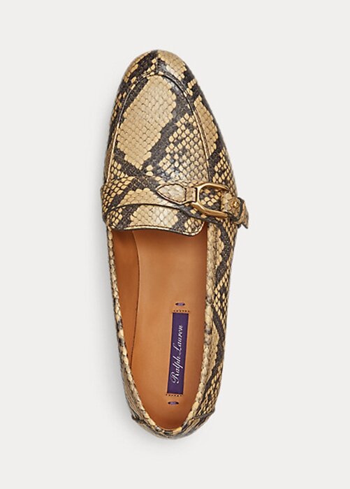 Hadí dámské mokasíny Ralph Lauren Avah Welington Ayers Snakeskin Hadí dámské mokasíny Ralph Lauren Avah Welington Ayers Snakeskin