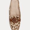 Hadí dámské Ralph Lauren Brynn Embossed Leather & Haircalf Driver ploché boty