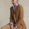 Hnědé dámské bundy Ralph Lauren s flitry s rybí kostí