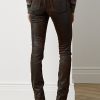 Hnědé dámské džíny Ralph Lauren 160 Slim
